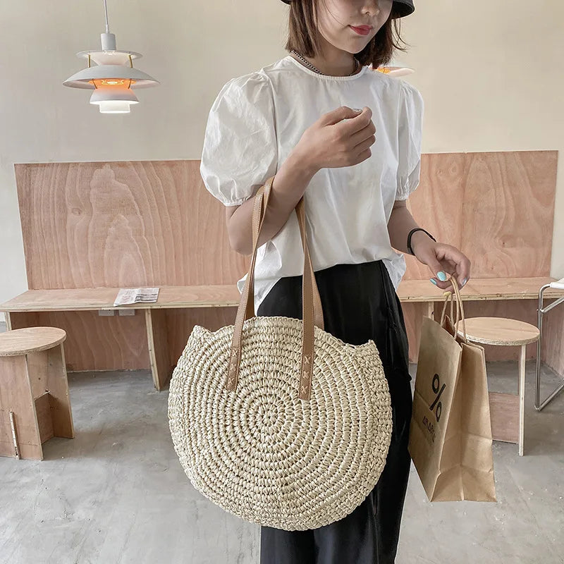 Handmade Woven Beach Tote