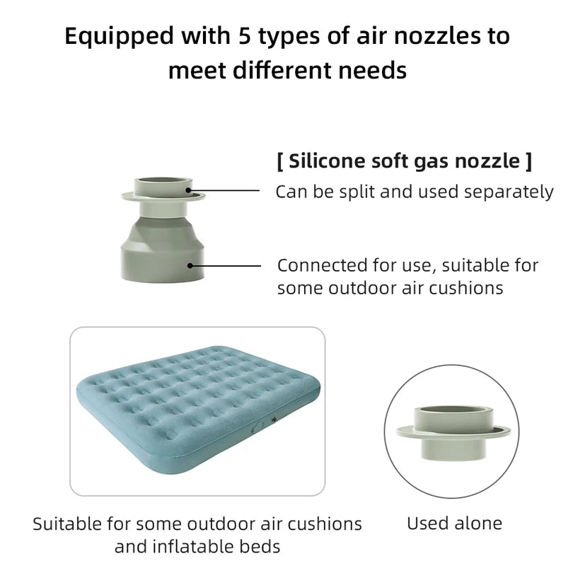 Wireless Air Pump – Portable Outdoor Inflator & Deflator