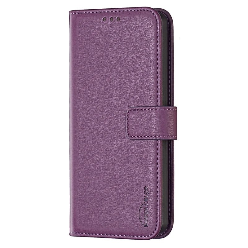 Luxury Magnetic Leather Wallet Cover – OPPO