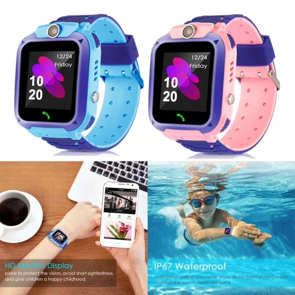 Kids Waterproof Smartwatch with GPS & SOS Call