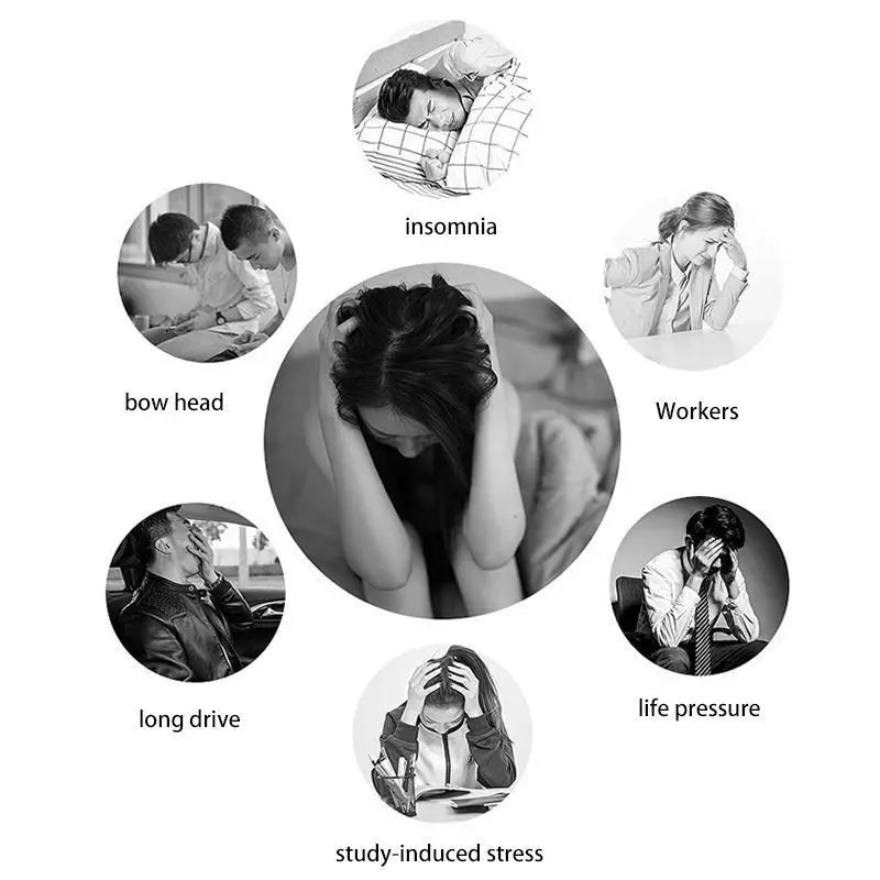 Vertebra Corrector & Acupressure Massager for Neck Support