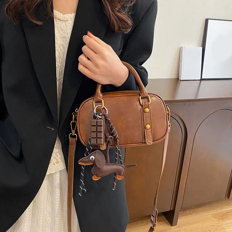 LeLeather Dachshund Keychain