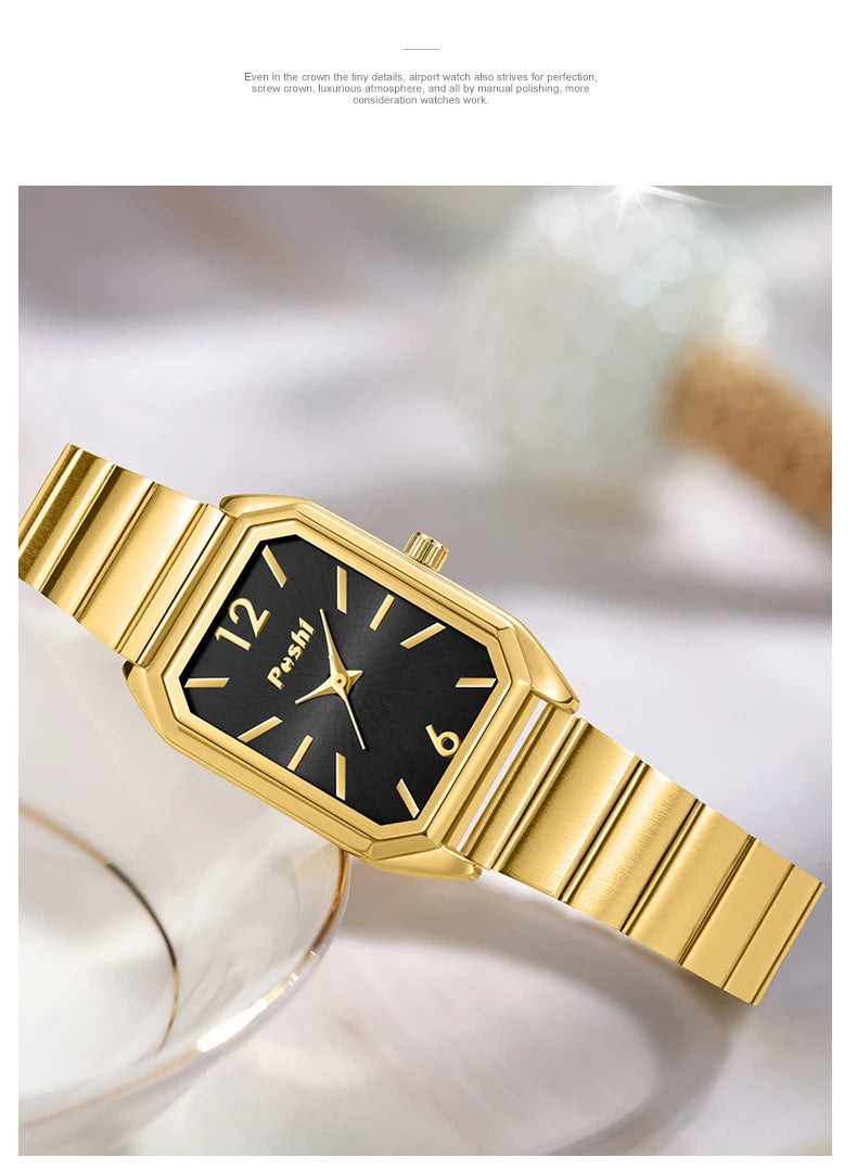 POSHI Women's Elegant Luxury Quartz Watch
