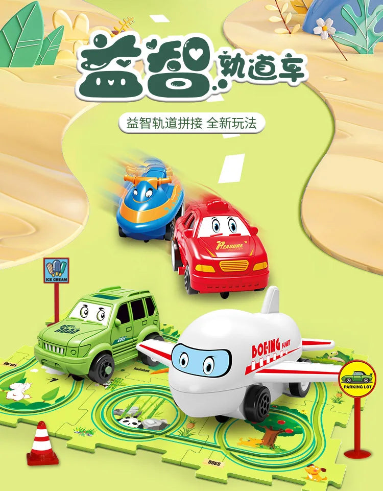 Children’s DIY Electric Railroad Car – Fun Assembly Toy