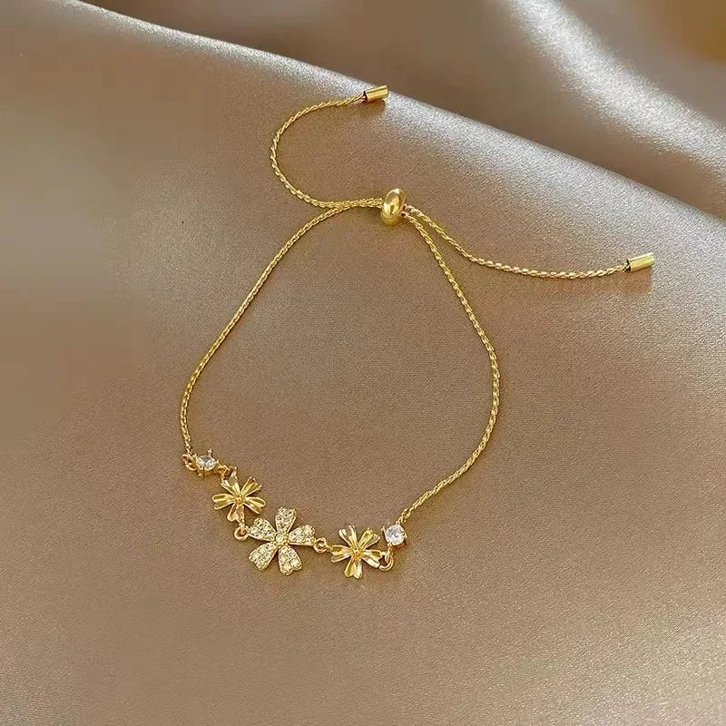 “Gold Stainless Steel Star Bracelet”