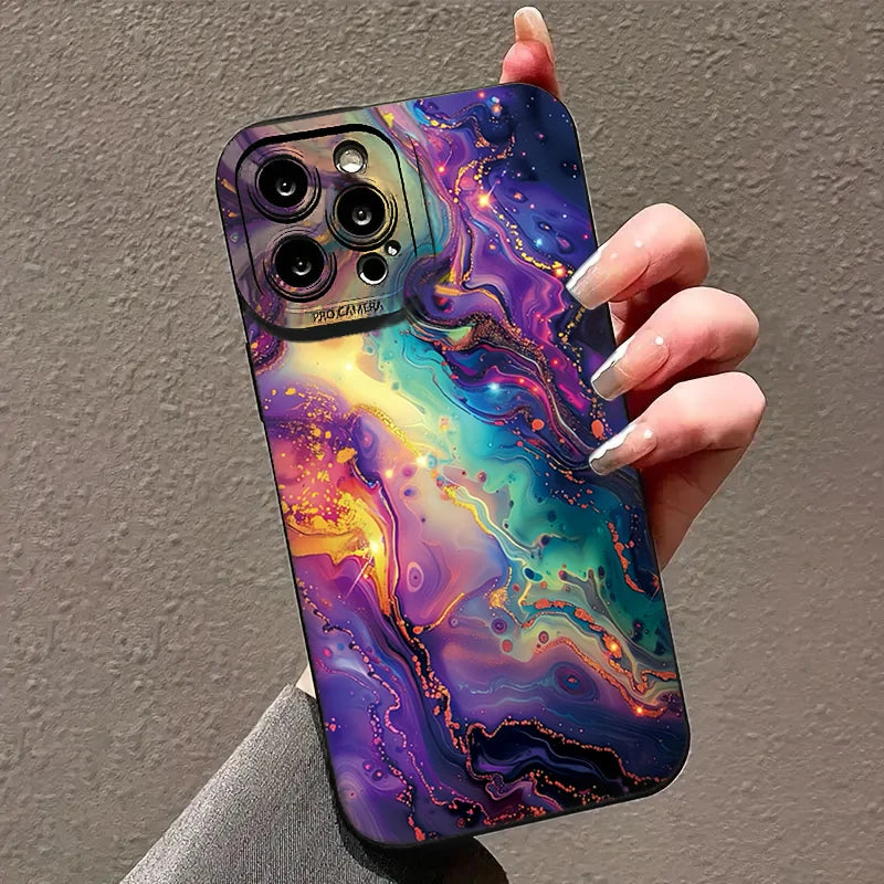 Amber Starry Sky Protective Cover – iPhone