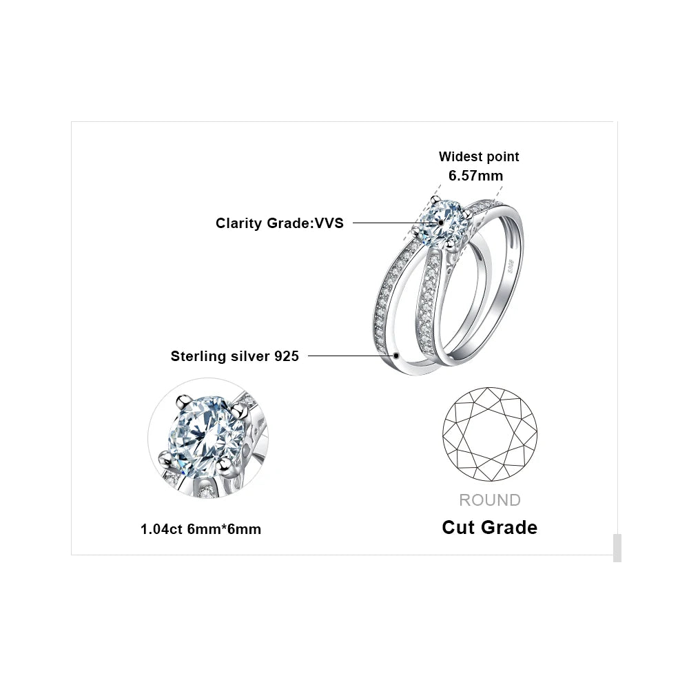 925 Silver Infinity CZ Ring Se