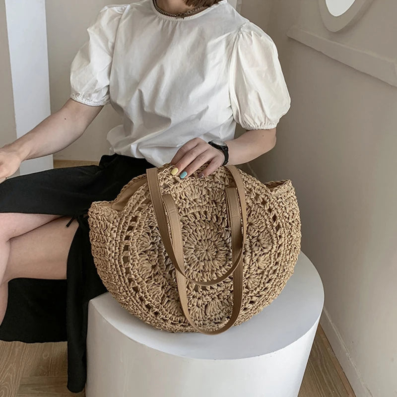 Handmade Woven Beach Tote