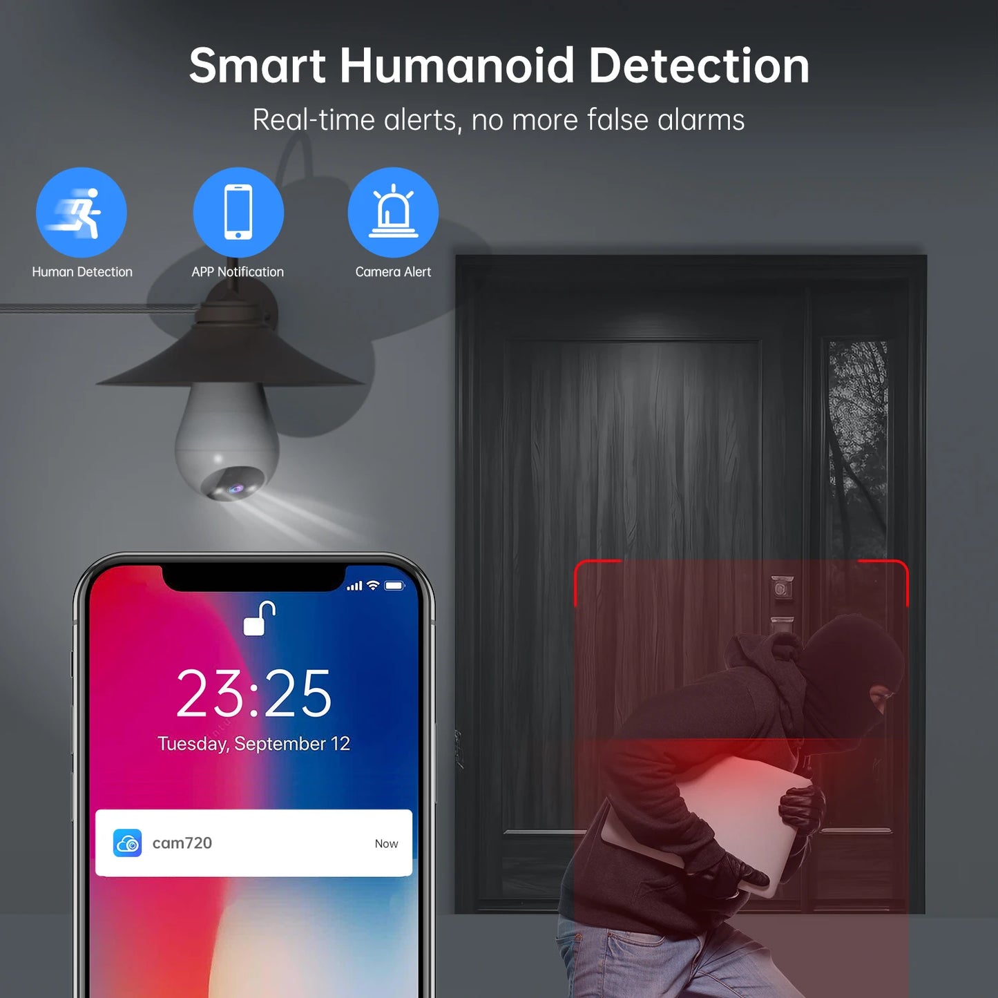 E27 WiFi Bulb Camera 3MP