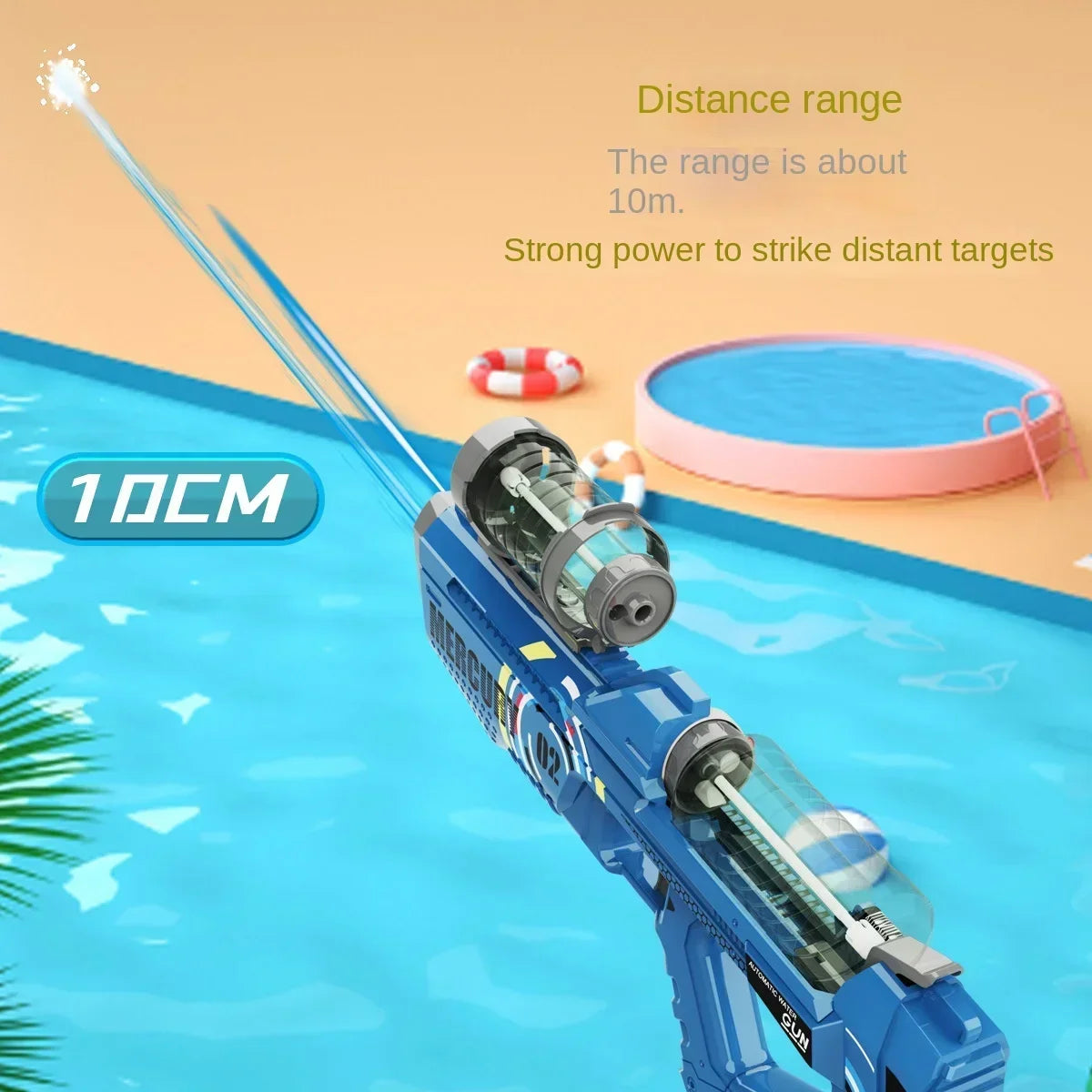 Fully Automatic Water Blaster – LED & Sound Effects Toy