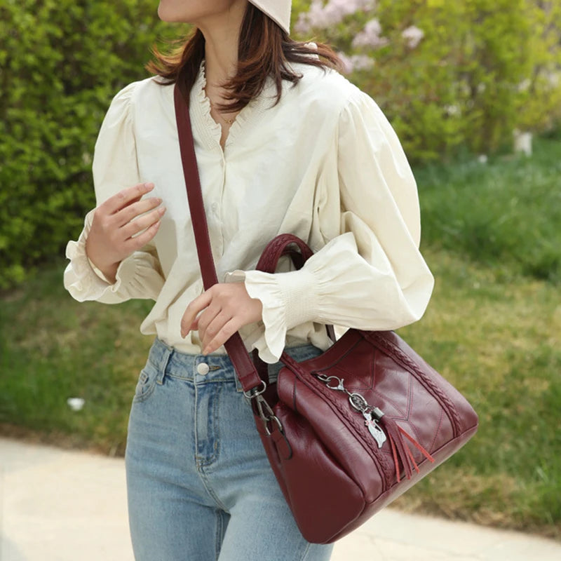 Tassel Luxury Crossbody Tote