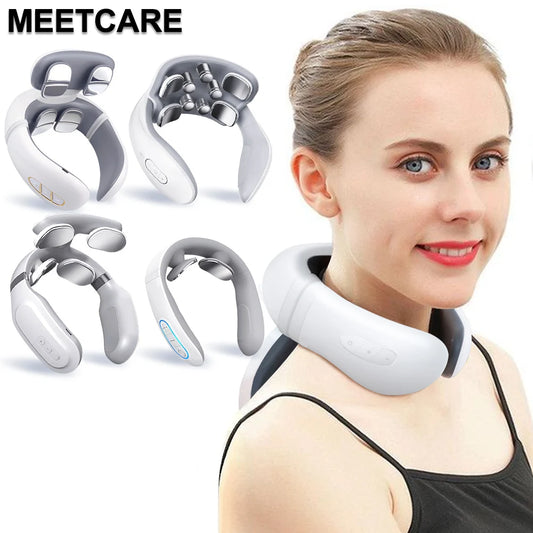 Wireless Smart TENS Neck & Shoulder Massager – Pain Relief & Heating