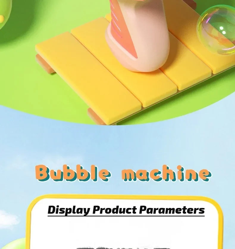 Electric Bubble Gun – Fun Outdoor Toy for Kids