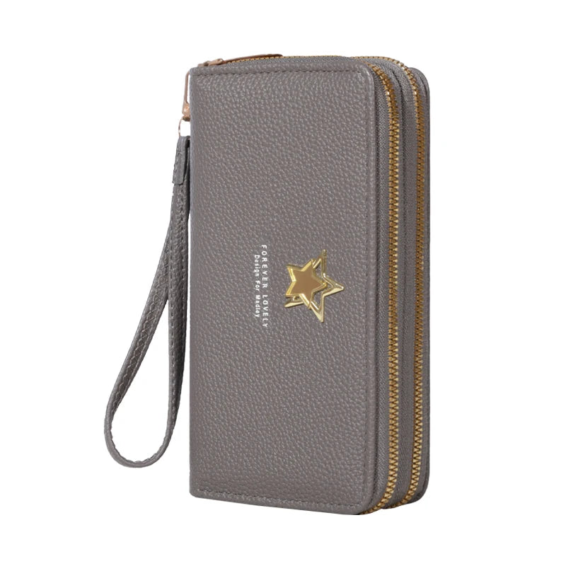 Elegant Hand Clutch with 8 Card Slots & Compartments
