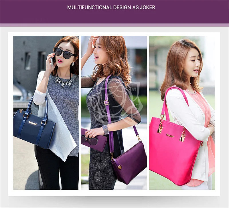 6-Piece Fashion Tote Set