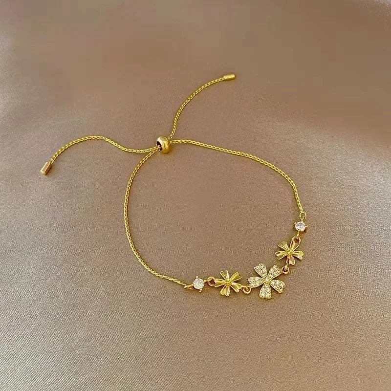 “Gold Stainless Steel Star Bracelet”