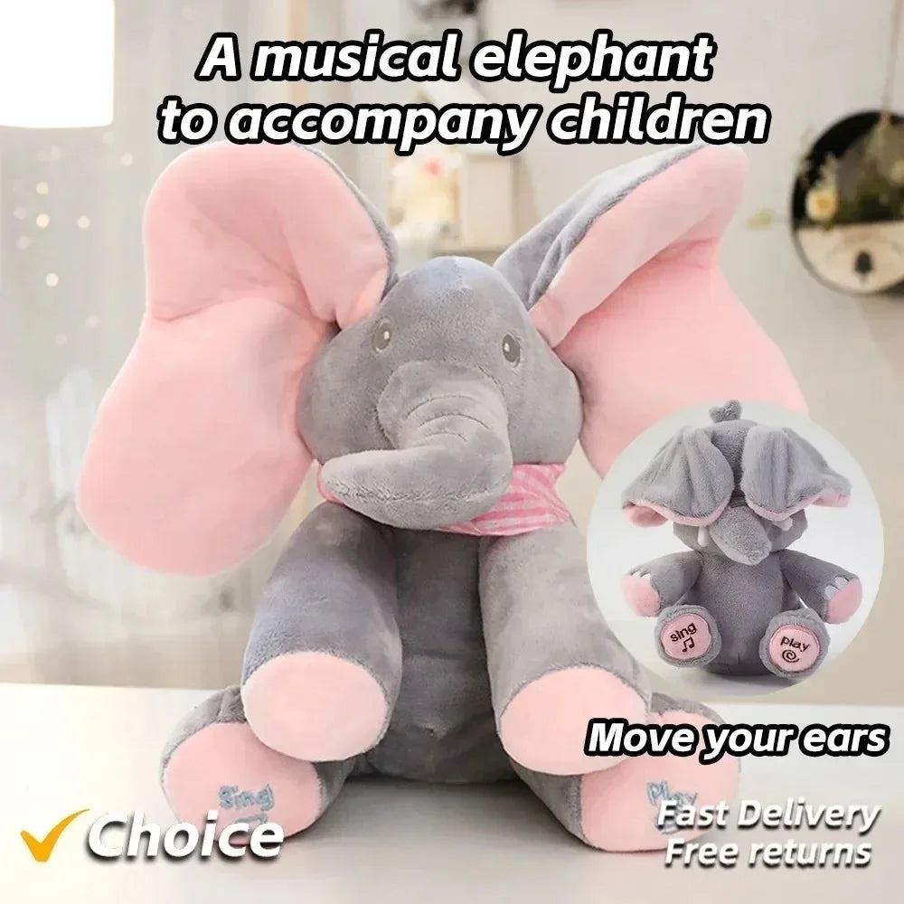 Cute Electric Elephant Plush for Babies