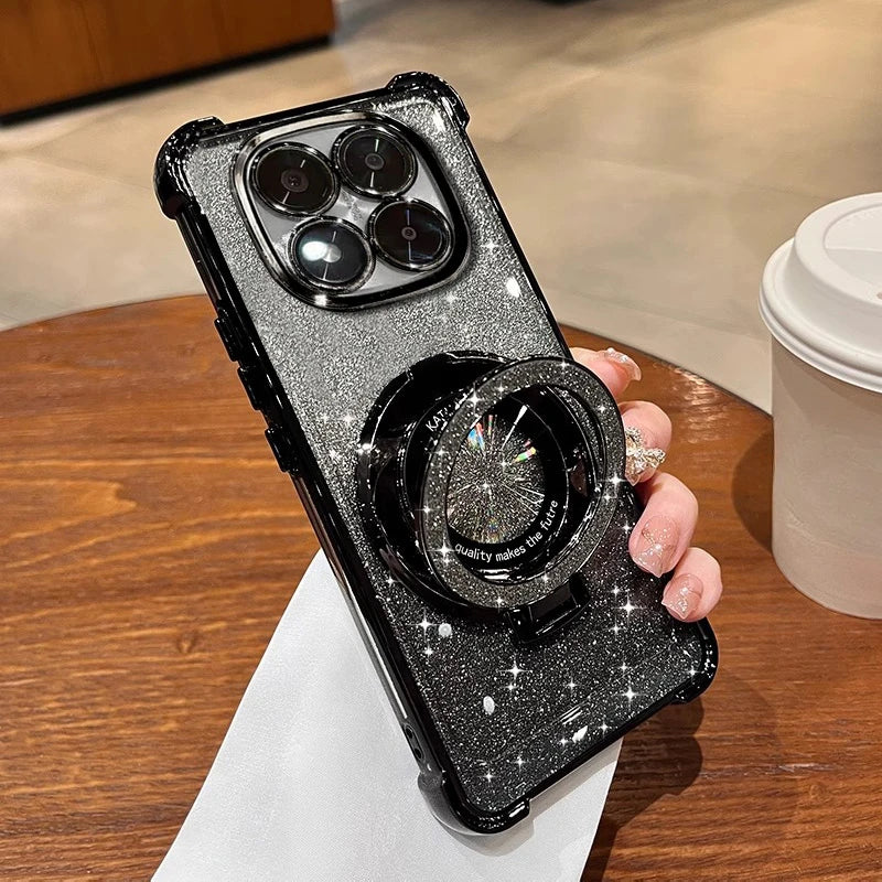 Luxury Glitter Bracket Cover – Xiaomi Redmi