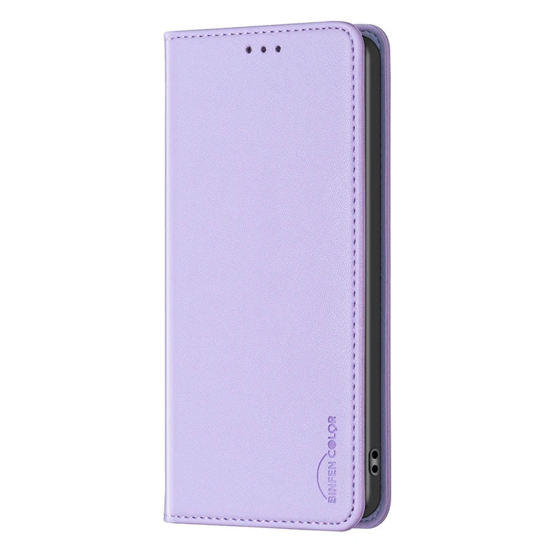 Luxury Magnetic Leather Wallet Cover – OPPO