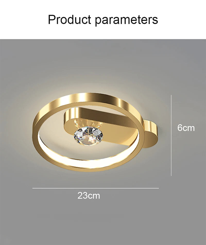 Nordic LED Ceiling Light for Modern Interiors