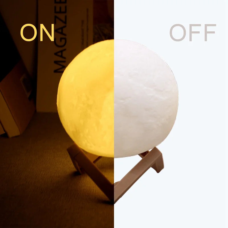 LED Moon & Galaxy Book Light – Perfect Gift for Kids
