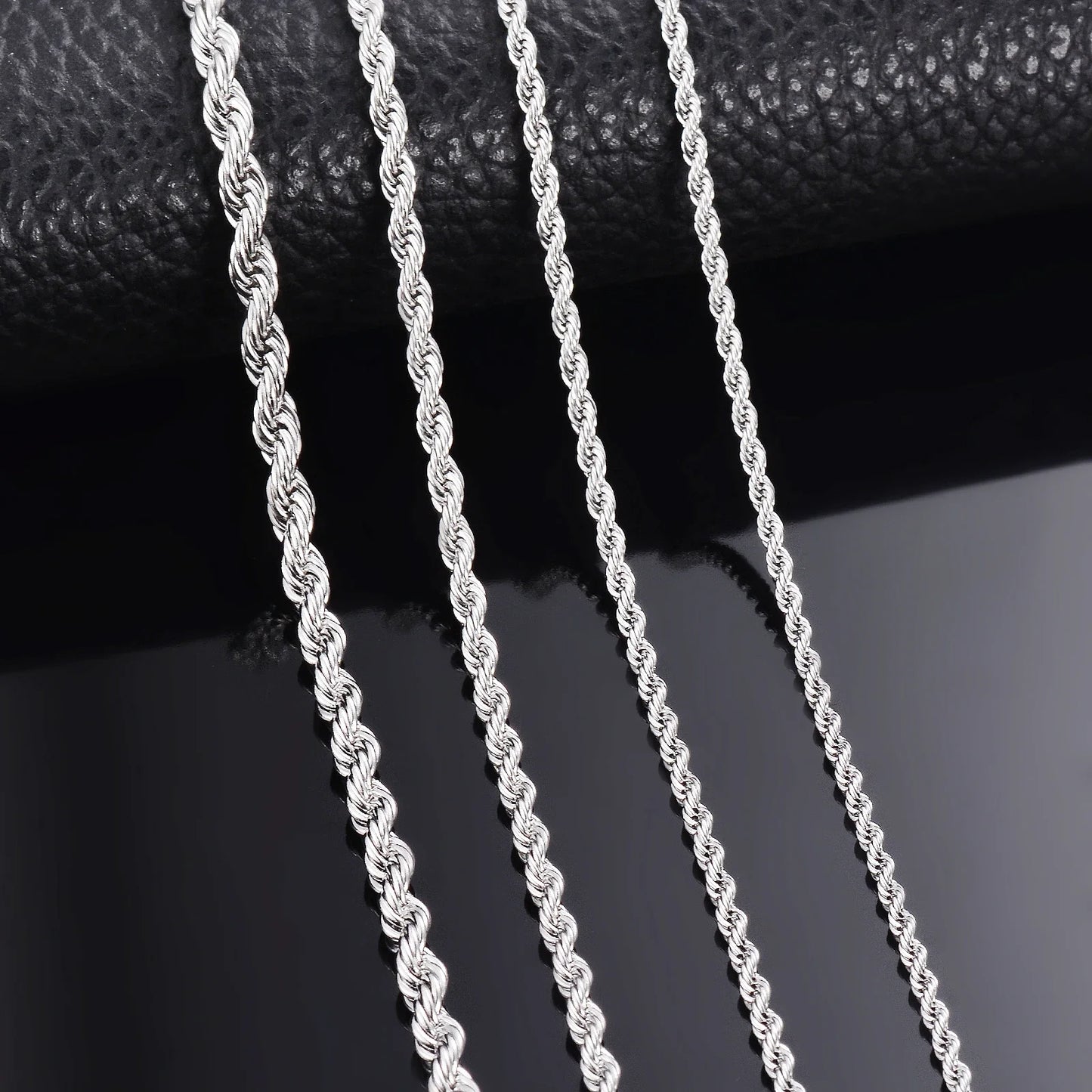925 Silver Rope Chain Necklace/Bracelet