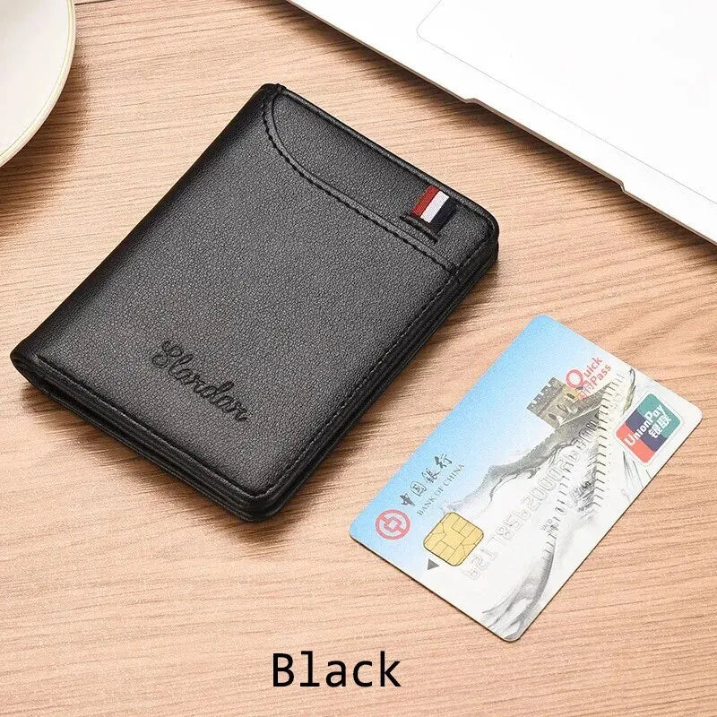 Ultra-Thin Men’s Slim Wallet with Multi Card Holder