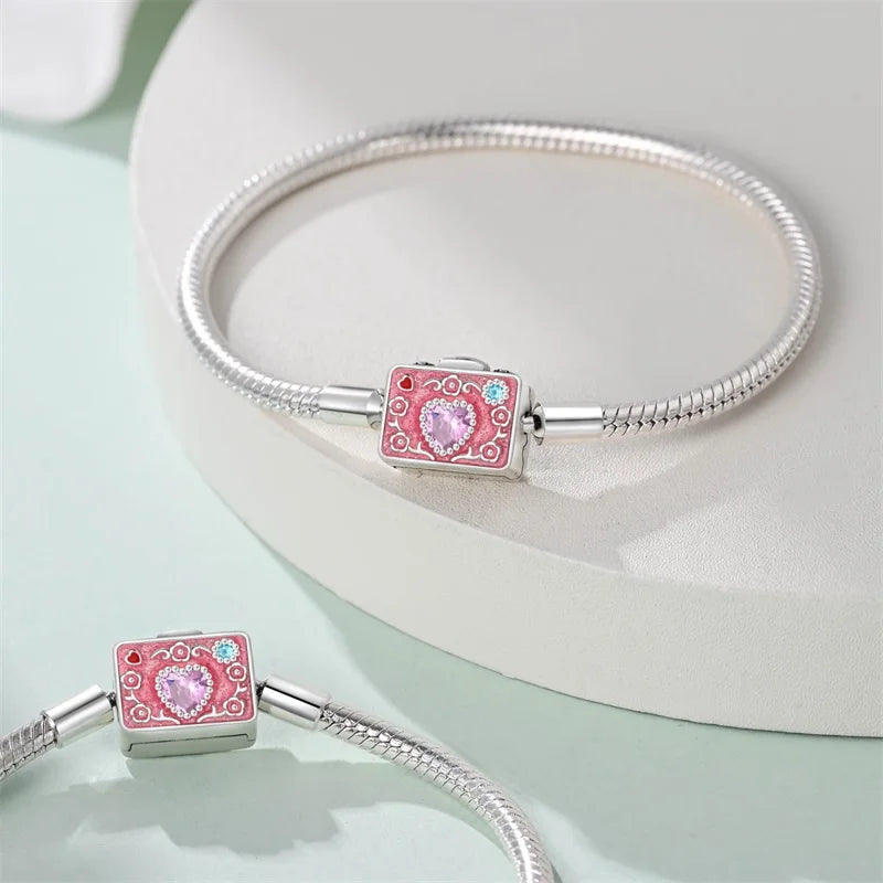 925 Sterling Silver Charm Bracelet for Women”