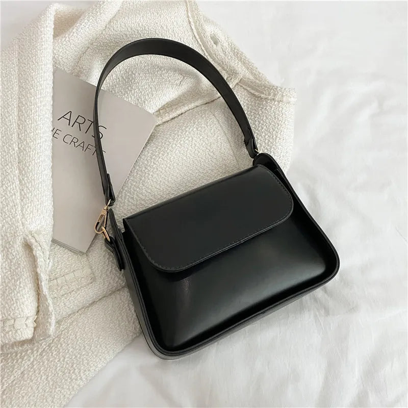 Trendy PU Flap Shoulder Bag