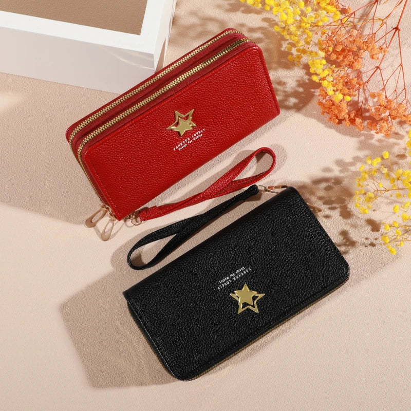 Elegant Hand Clutch with 8 Card Slots & Compartments