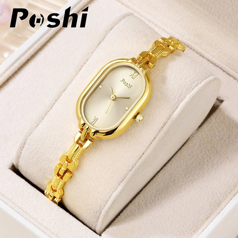 POSHI Women's Luxury Quartz Bracelet Watch