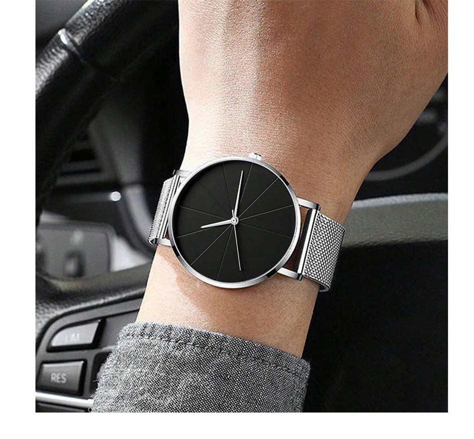 Mens Fashion Business Quartz Wristwatch Fashion Calendar
