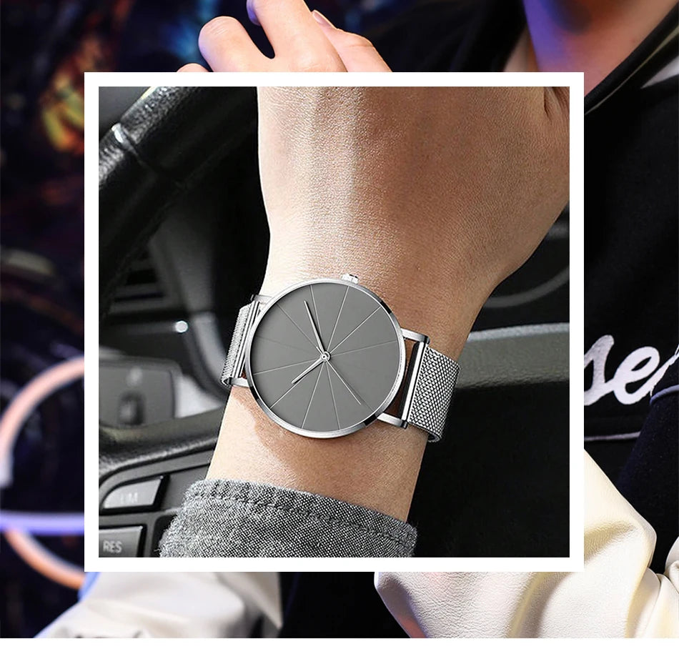 Mens Fashion Business Quartz Wristwatch Fashion Calendar