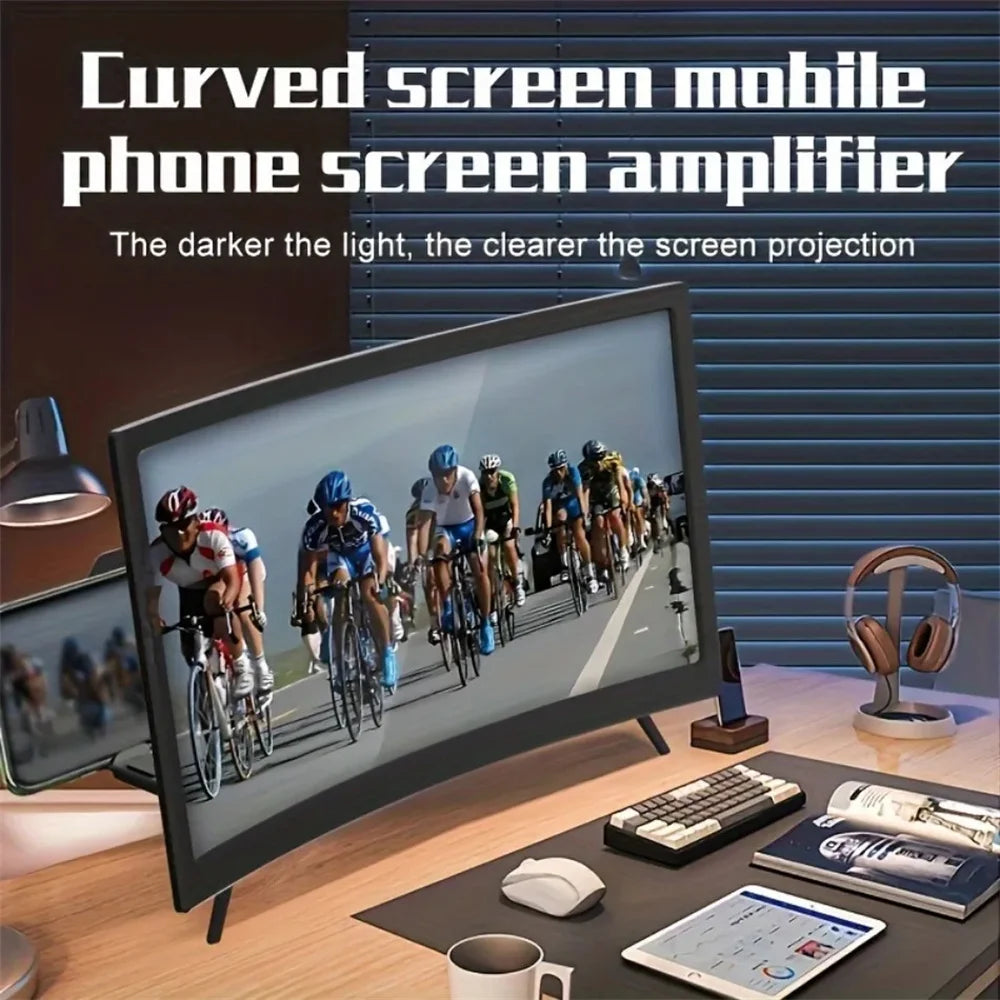 2" HD Phone Screen Amplifier – Curved Display