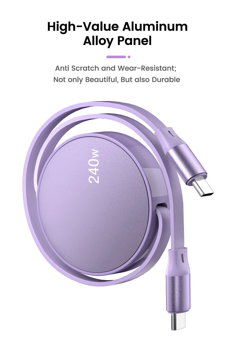 Retractable PD Fast Charge Cable