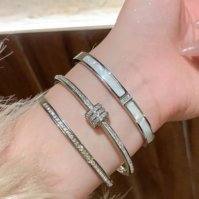 “Gold Stainless Steel Star Bracelet”