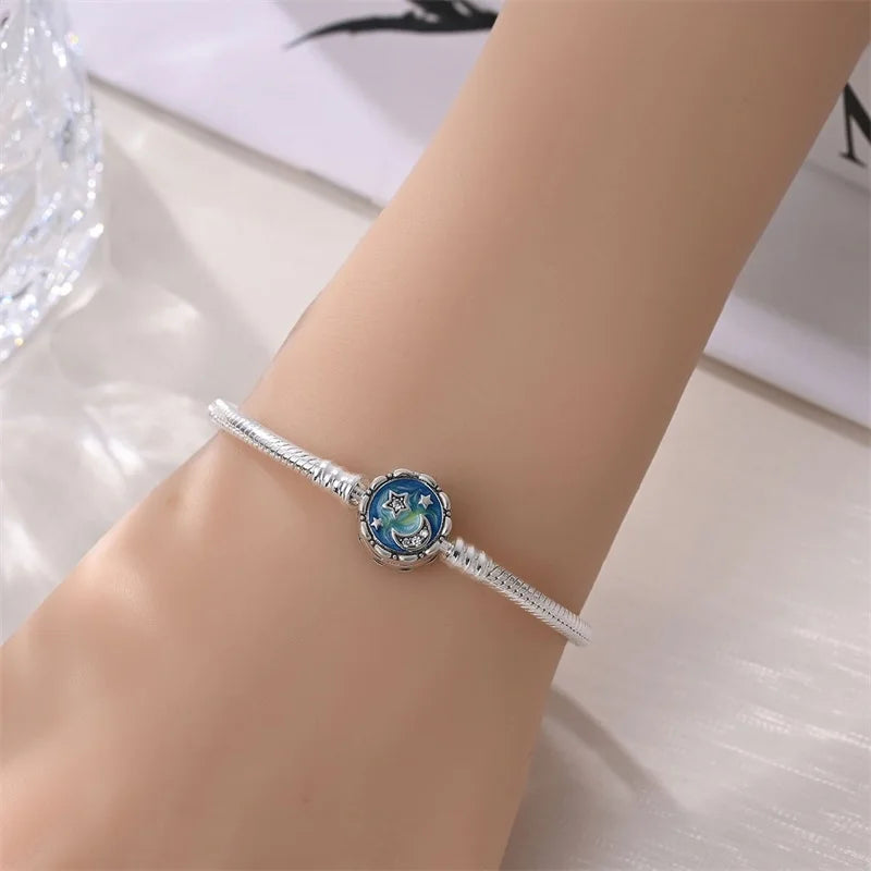 925 Sterling Silver Charm Bracelet for Women”