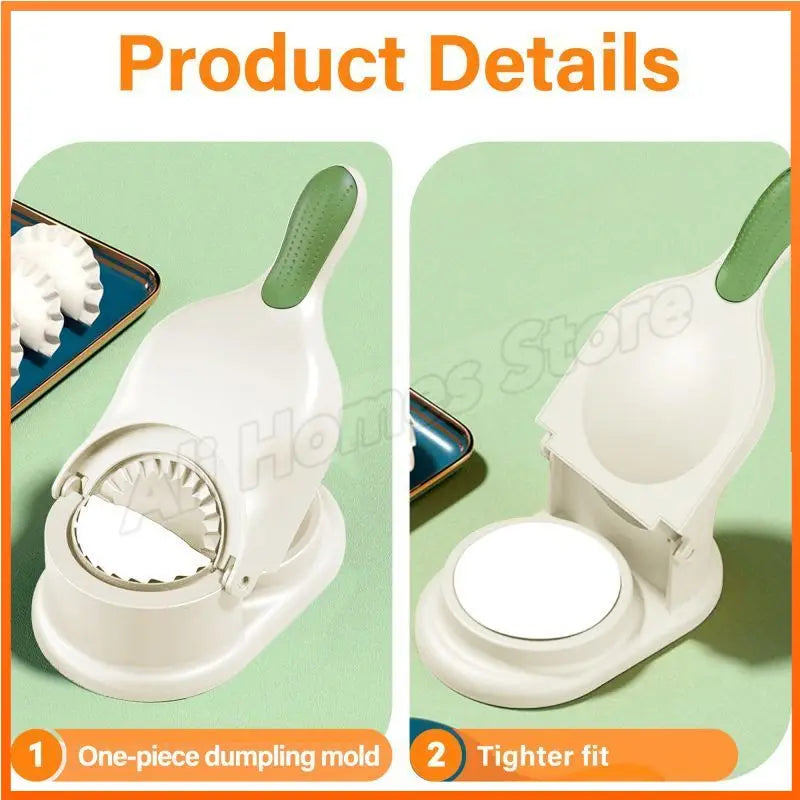 2-in-1 Dumpling & Momo Molding Machine – DIY Manual Press.