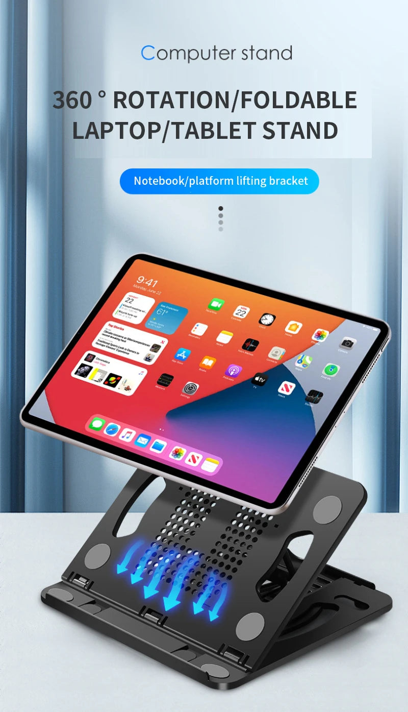 Rotary Foldable Laptop Stand