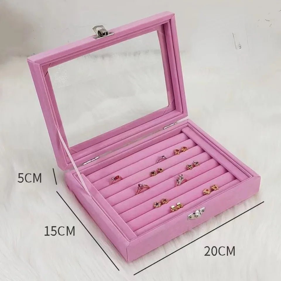 Velvet Box for Storing and Displaying Rings”