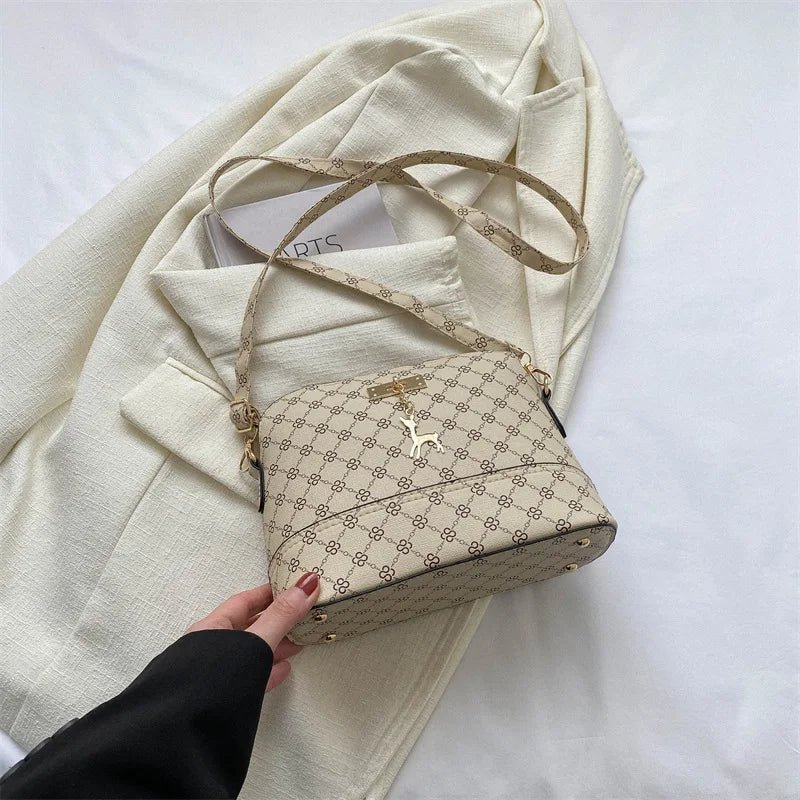 PU Leather Deer Pendant Bag