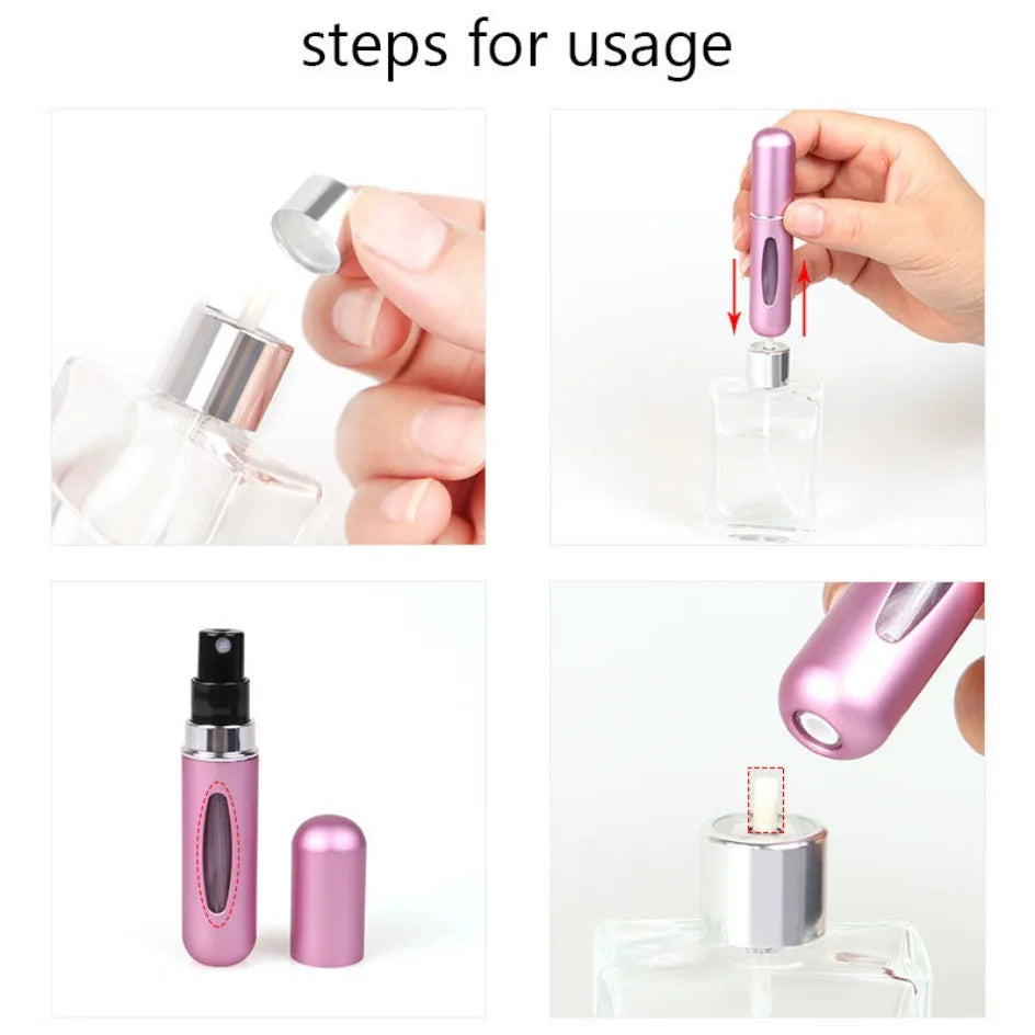 5ml Refillable Perfume Bottle – Portable Travel Spray Container