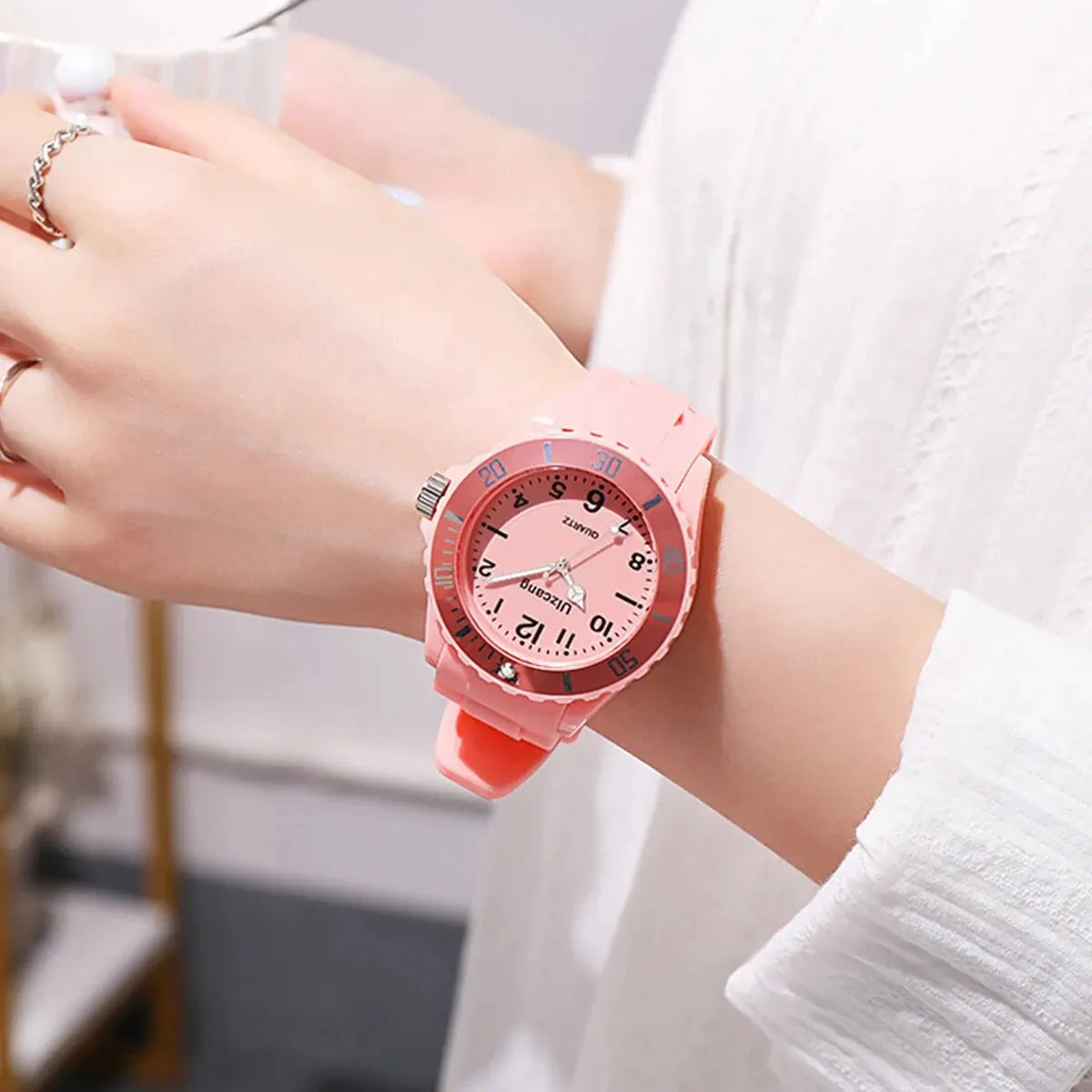 Kids Waterproof Macaron Sport Watch