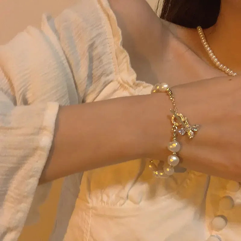 “Gold Stainless Steel Star Bracelet”