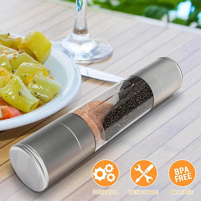 2-in-1 Salt Pepper Grinder