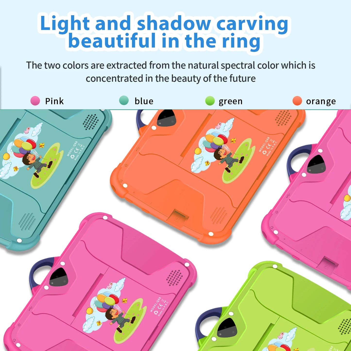 Kids Cartoon Tablet – 7" Learning & Fun