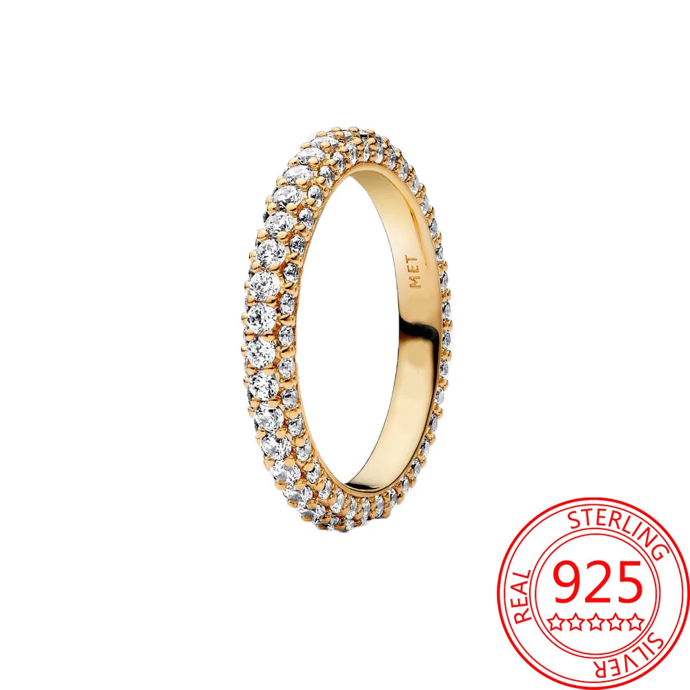 925 Silver Pearl & Zircon Ring – Couple’s Jewelry Gift"