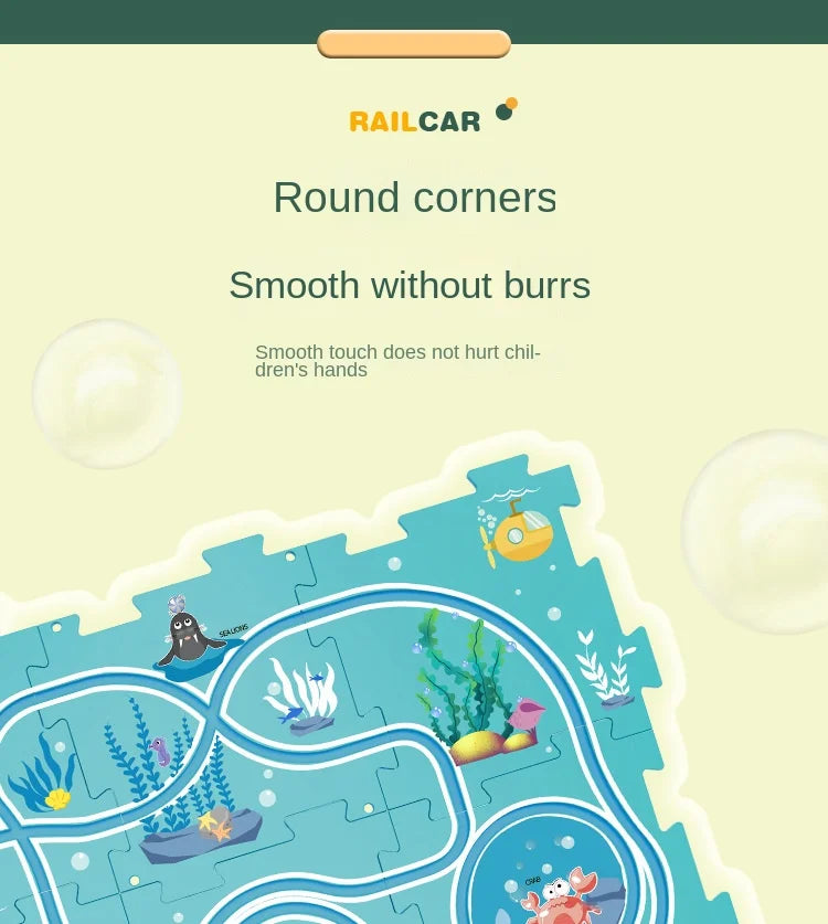 Children’s DIY Electric Railroad Car – Fun Assembly Toy