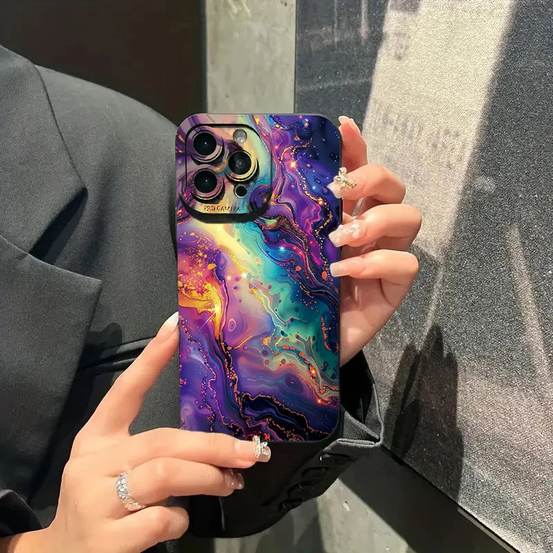 Amber Starry Sky Protective Cover – iPhone