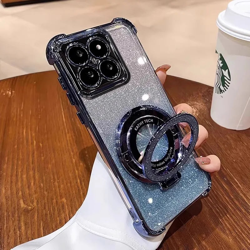 Luxury Glitter Bracket Cover – Xiaomi Redmi